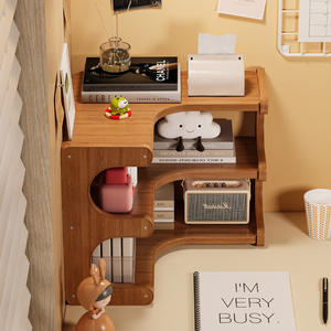 Estante de Almacenamiento de Bambú Multicapa para Escritorio, Mesa de Té, Mesa de Comedor, Soporte Vertical para Tazas - Product Image 2