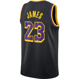 2024 MENS basketball Los Angeles Lak-ers City Edition James Anthony Davis Austin Reeves purple black California fantasy jersey