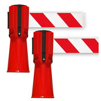 Ceinture rétractable rouge, pièce de eron de circulation, 3 mètres