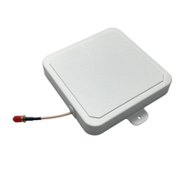 Antena RFID pasif UHF 840-960MHz, versi jarak jauh melingkar kecil untuk antena Rfid industri ritel