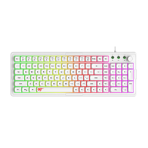 Teclado Multifunción Retroiluminado <span class=keywords><strong>Havit</strong></span> Kb866L Pro, Teclado para Juegos con Membrana LED de Arcoíris para Oficina y Computadora - Product Image 2