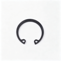 High Precision Carbon Steel Internal Circlip C Type Hole Retaining Ring Black Oxide Heat Treatment