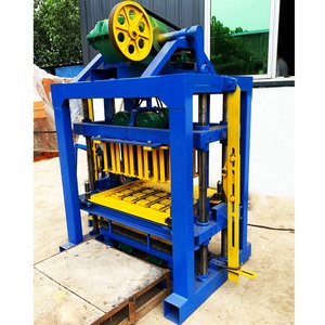 Máquina Manual para Fabricar Bloques de Hormigón QTJ4 40, Prensa para Bloques de Turba, Mejor Precio - Product Image 3