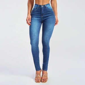 2023 nuova popolarità prodotti di vendita calda <span class=keywords><strong>Jeans</strong></span> skinny pantaloni <span class=keywords><strong>Jeans</strong></span> mamma taglie forti da <span class=keywords><strong>donna</strong></span> - Product Image 5