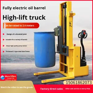 Montacargas Eléctrico de Servicio Pesado Yude, Elevador de Bidones de Aceite, Carga/Descarga Hidráulica de Bidones de Aceite de Hierro y Plástico, Camión, China - Product Image 5