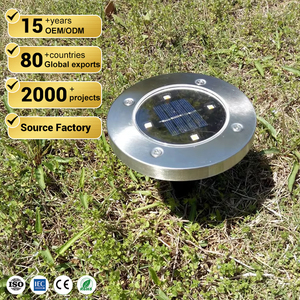 Nuevo Producto nuevo al aire libre IP65 jardín césped enterrado Solar led lámpara subterránea - Product Image 1