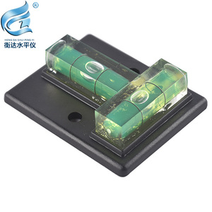 Nivel de burbuja cuadrado de alta precisión Heng Da Shui Ping Yi Mini tipo T de 1 1/2 pulgadas para uso en bricolaje - Product Image 1