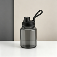 Gobelet en plastique à double paroi de 20 oz (591 ml) avec couvercle et paille, comme une tasse en plastique pour boire directement, bouteilles d'eau