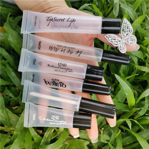 <span class=keywords><strong>Tube</strong></span> de gloss à lèvres en <span class=keywords><strong>plastique</strong></span> fin de 15 ml avec logo personnalisé, <span class=keywords><strong>transparent</strong></span>, faible MOQ 50 pièces, marque privée pour usage cosmétique - Product Image 5