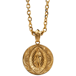 จี้พระแม่มารีคาทอลิก สร้อยคอพระเยซูสุดเก๋ ทำจากสแตนเลส สำหรับผู้ชายและผู้หญิง เครื่องประดับคุณภาพสูง - Product Image 6