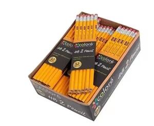 Stile popolare a buon mercato classico legno grezzo colore HB matita Standard con gomma per la scrittura dell'ufficio scolastico - Product Image 3