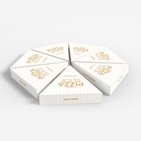 Boîtes en papier kraft personnalisées CHING TA avec fentes, impression couleur CMYK, pour servir des pizzas, des sushis, recyclables, pliables, pour aliments