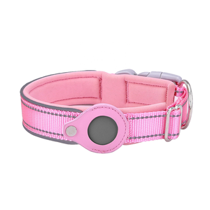 Collier pour chien Airtag personnalisé avec logo du fabricant, rembourré, réglable et réfléchissant - Product Image 4