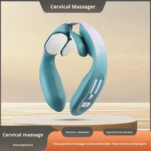 OEM Custom Vierkopf-Nacken massage gerät mit USB-betriebener Wärme bei konstanter Temperatur und Mikros trom stimulation für den Home-Office-Einsatz - Product Image 5