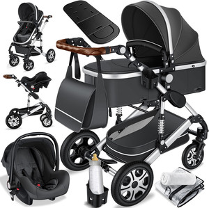 Chất lượng tốt màu tím Xe đẩy em bé gấp cao cảnh quan bé prams Buggy 3 trong 1 - Product Image 6