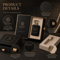 Coffret Cadeau Haut de Gamme pour Parfums et Cosmétiques, Style Livre, avec Rabat, Gaufrage et Logo Personnalisé, Idéal pour Crème Visage et Fard à Joues