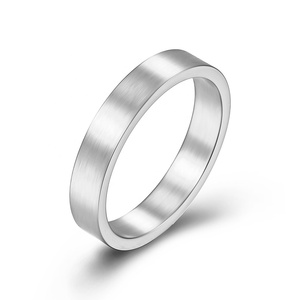 Saudi Jewelry <strong>Thumb</strong> Custom 4mm Men <strong>Women</strong> Couple Matte Finished Gold Plated <strong>Ring</strong> Band Wedding Engagement <strong>Ring</strong> - Product Image 5