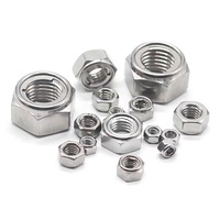 Acier inoxydable DIN980M SS304 SS316 Couple dominant Hexagon Metal M3 M11 Écrous de blocage à tête plate