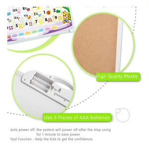 Póster Interactivo de Aprendizaje de Sonidos, Póster Fonético Bilingüe del Alfabeto, Números, Libros Ilustrados, Educación Táctil para Niños - Product Image 5