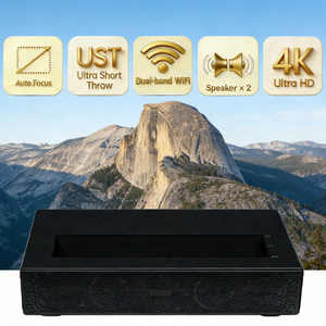 Projecteur laser DLP à ultra courte focale D068 |   4K Full HD 1080P |   Cinéma maison Android 11 Premium - Product Image 1