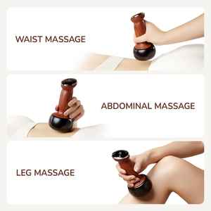 Masajeador de piedra caliente con calefacción eléctrica, herramienta de masaje de piedra Natural caliente Gua Sha, dispositivo de dragado de moxibustión para aliviar el dolor de los músculos del cuerpo - Product Image 6