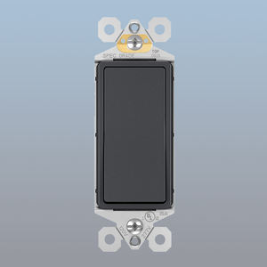 Pratique et sûr DS15 Blanc 1-Way 2-Light Rocker Switches Protection anti-remplissage pour fonction marche-arrêt pour une lumière - Product Image 2