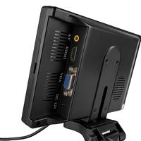 Moniteur LCD double canal haute résolution 7 pouces pour caméra de recul HD VGA, aide au stationnement pour camions, bus et flottes commerciales