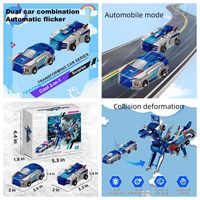 Mainan Mobil Deformasi Tabrakan Kuda Figur Aksi Pegasus Robot Transformasi Mainan Mobil Plastik Menarik Hadiah