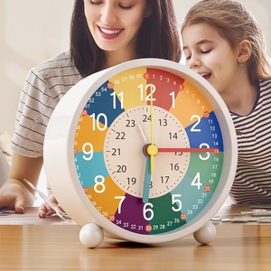 Reloj Despertador Creativo de Cuarzo para Estudiantes y Niños, Diseño Moderno LED de Escritorio, Reloj Despertador Pequeño de Metal con Dibujos Animados para Educación Temprana - Product Image 3