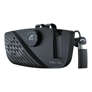 Bluetooth Car Kit Handsfree, Voice Control Multipoint Car Speakerphone, Bluetooth V5.0 Hands free Wireless Car Kit