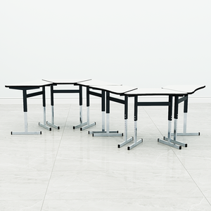 โต๊ะนักเรียนปรับระดับความสูงได้สำหรับกิจกรรม  ผลิตด้วยกระบวนการชุบโลหะ  สำหรับโรงเรียน - Product Image 2