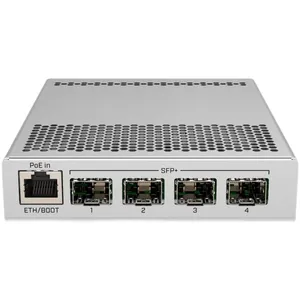 MikroTik CRS305-1G-4S + IN 금속 중복 전원 공급 장치 10 기가비트 5 포트 지능형 네트워크 관리 스위치