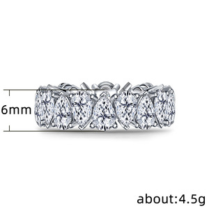 Anello con Gemma a Goccia per Donne, Gioiello da Dito Audace e alla Moda per Coppie - Product Image 5