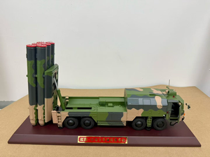 Modelo de Sistema de Míssil Superficial-Aéreo HQ-19 Chinês 1:32 Equipamento de Desfile Militar Modelo em Liga - Product Image 6