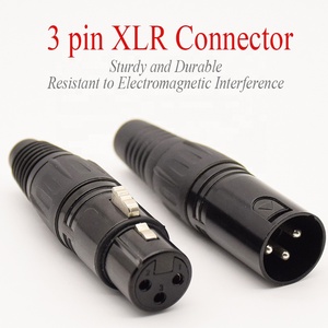 Fabricant OEM professionnel 3 broches mâle femelle MINI XLR connecteur de prise canon connecteur de Microphone - Product Image 2