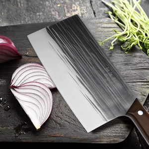 Couteau de boucher Guangdong forgé à la main, 8 pouces, lame en acier inoxydable 4Cr14Mov, ultra-affûté, couteau de chef chinois pour la maison et la restauration - Product Image 4