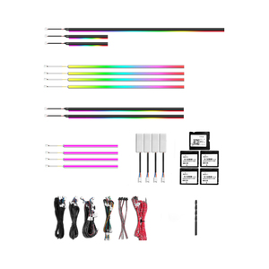 Kit d'éclairage d'ambiance intérieur LED Symphony 64 couleurs pour BMW Série 7 F02 2009-2015, accessoires de décoration - Product Image 1