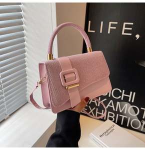 Bolsos de Mujer, Bolso Bandolera de Cadena, Bolso de Hombro de Diseño de Lujo Cuadrado de PU para Mujer - Product Image 3