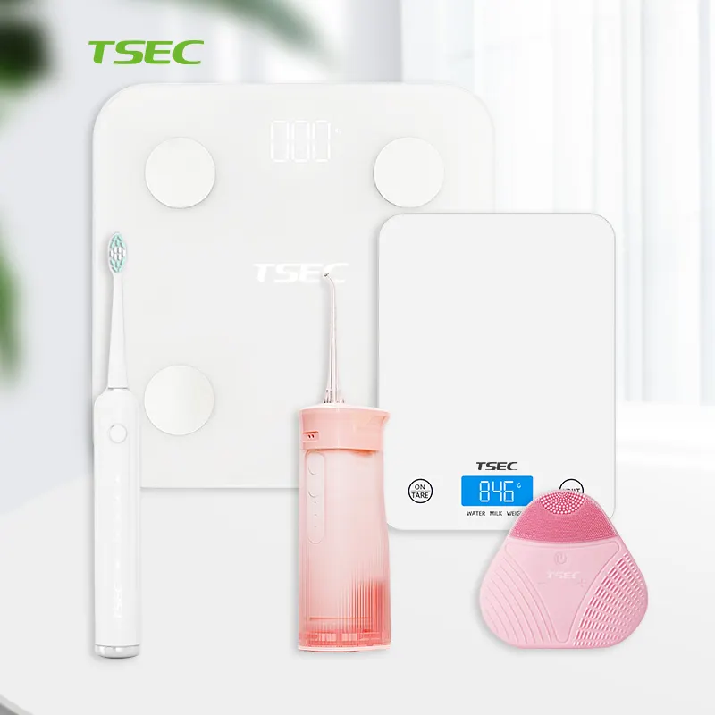 TSEC APP – brosse à dents électrique pour bébé, intelligente, pour la cuisine, le corps, le fil dentaire, les soins du visage, Kit de beauté familiale