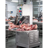 Gergaji Tulang Daging Listrik Pemotong Ikan Beku Daging Babi Sapi Steak 100kg/jam untuk Toko Daging