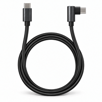 Câble de charge rapide USB C vers USB C 60W, câble de données Type C à angle droit de 90 degrés pour manette de jeu, ordinateur portable, tablette et téléphone