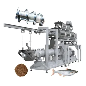 SPHS Forellenfutter doppelt doppelschnecken-extruder komplette schwimmende schwimmende Maschinen für Fischfutter Ausbau der Aquakulturen Extruder