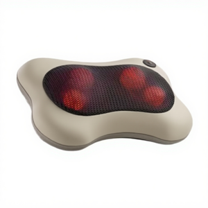 Masajeador de Cuello Shiatsu con Calor, Cojín Eléctrico con Nodos de Amasamiento 3D para Casa y Auto, Almohada de Masaje Relajante para Músculos - Product Image 1