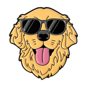 2026 नए थोक प्यारे पालतू कुत्ते धातु बैज तेजी से शिपिंग मुझे पालतू नरम तामचीनी लैपल पिन पसंद है - Product Image 5