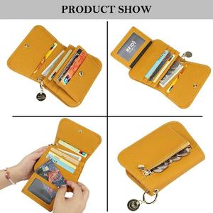 AndoBag Cartera Corta RFID para Mujer, de Cuero Genuino de Vaca, Gran Capacidad, con Llavero y Tarjetero, Cartera Trifold de Moda 1458 - Product Image 5