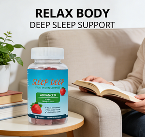 Compléments alimentaires <span class=keywords><strong>pour</strong></span> le sommeil sous forme de gommes avec GABA, vitamines et mélatonine <span class=keywords><strong>pour</strong></span> la relaxation des adultes - Non destiné aux femmes enceintes - Product Image 4