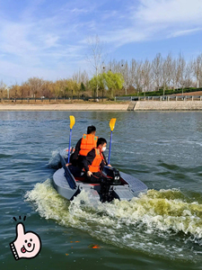 Bote Plegable para Montar en el Coche, Bote de Pesca Luya para 6 Personas, Estable, de Material PE - Product Image 3