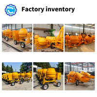 Self Loader 350L 500L 700L bétonnière moteur diesel malaxeur de ciment pour l'exportation