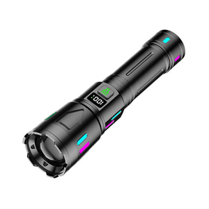 Lampe torche tactique LED WOSEN super lumineuse en alliage d'aluminium, étanche IP54, à focalisation réglable, avec batterie 18650 - Product Image 1