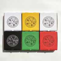 Fabricant chinois puissant, vente en gros de boîtes à pizza en papier, boîtes à pizza personnalisées imprimées avec logo